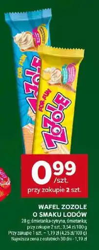 Stokrotka Wafel Zozole o smaku lodów oferta