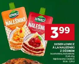 Stokrotka Deser a la naleśniki z dżemem Łowicz oferta