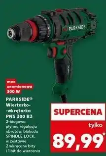 Kaufland Wiertarko-wkrętarka 2-biegowa 300 w Parkside oferta