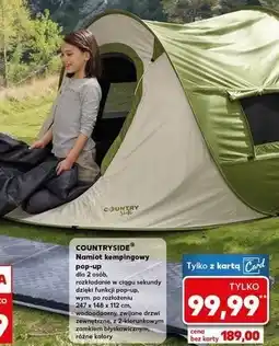 Kaufland Namiot 2 osobowy pop up K-Classic Countryside oferta