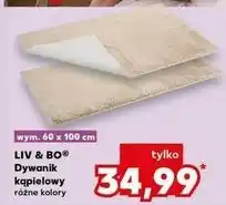 Kaufland Dywanik łazienkowy 60 x 100 cm Liv & Bo oferta