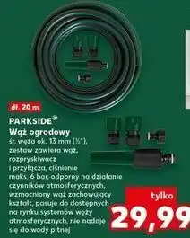 Kaufland Wąż ogrodowy 20 m, 13 mm Parkside oferta