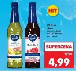 Kaufland Syrop malinowy Paola oferta