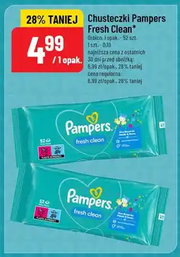 Polomarket Chusteczki Pampers Fresh Clean oferta