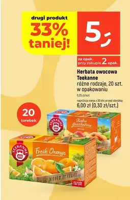 Dealz Herbata owocowa Teekanne różne rodzaje oferta