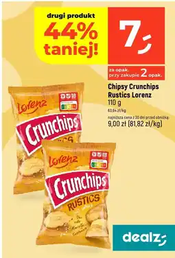 Dealz Chipsy Crunchips Rustics Lorenz oferta