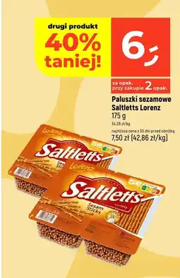 Dealz Paluszki sezamowe Saltletts Lorenz oferta