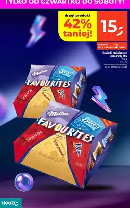 Dealz Cukierki czekoladowe Milka Party Mix Favourites oferta