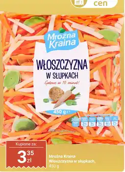 Biedronka Warzywa Włoszczyzna w słupkach Mroźna Kraina oferta