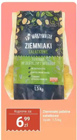 Biedronka Ziemniaki jadalne sałatkowe Warzywniak oferta