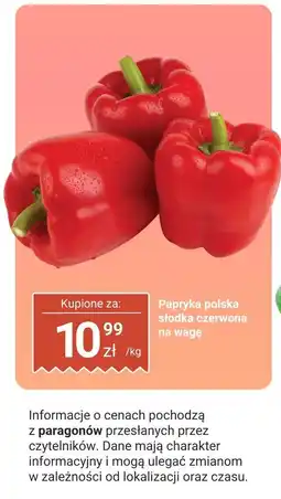 Biedronka Papryka polska słodka czerwona Biedronka oferta