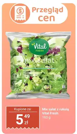 Biedronka Mix sałat z rukolą 1 opak. Vital Fresh oferta