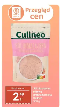 Biedronka Sól himalajska różowa drobnoziarnista Culineo oferta