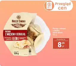 Biedronka Pierogi z mięsem i cebulką Nasze Smaki oferta