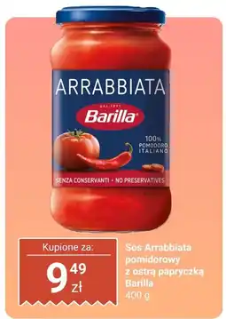 Biedronka Sos Arrabbiata pomidorowy z ostrą papryczką Barilla oferta