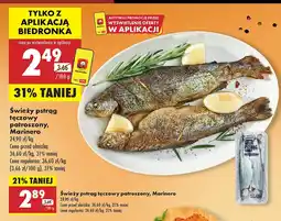 Biedronka Pstrąg tęczowy patroszony Marinero oferta