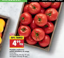 Biedronka Pomidor malinowy polski układany na wagę Biedronka oferta