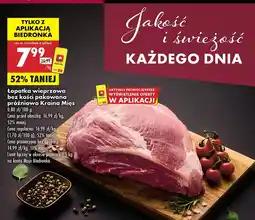 Biedronka Łopatka wieprzowa bez kości pakowana próżniowo Kraina Mięs oferta