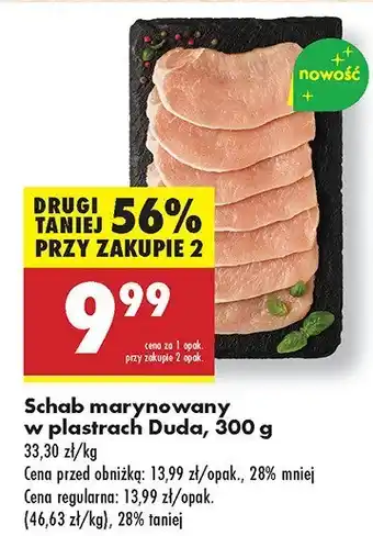 Biedronka Schab marynowany w plastrach Duda oferta