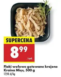 Biedronka Flaki wołowe gotowane krojone Kraina Mięs oferta