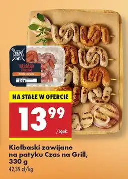 Biedronka Kiełbaski zawijane na patryku Czas na Grill oferta