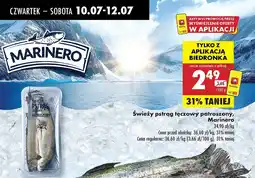 Biedronka Świeży pstrąg tęczowy patroszony Marinero oferta