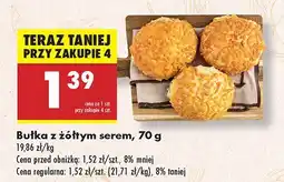 Biedronka Bułka z żółtym serem Biedronka oferta