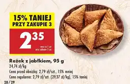 Biedronka Rożek z jabłkiem Biedronka oferta