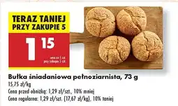 Biedronka Bułka śniadaniowa pełnoziarnista Biedronka oferta