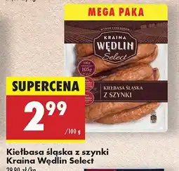 Biedronka Kiełbasa śląska z szynki Kraina Wędlin Select oferta