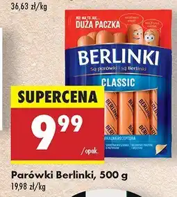 Biedronka Parówki Berlinki Classic oferta