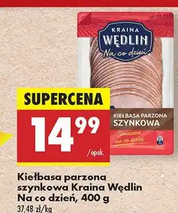 Biedronka Kiełbasa parzona szynkowa Kraina Wędlin Na co dzień oferta