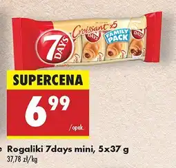 Biedronka Rogaliki 7days mini, 5x37 g oferta