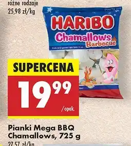 Biedronka Pianki Mega BBQ Chamallows, 725 g Haribo oferta