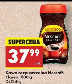 Biedronka Kawa rozpuszczalna Nescafe Classic, 300 g oferta