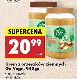 Biedronka Krem z orzeszków ziemnych Go Vege, 945 g oferta