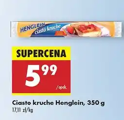 Biedronka Ciasto kruche Henglein oferta