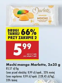 Biedronka Lody Mochi mango Marletto oferta