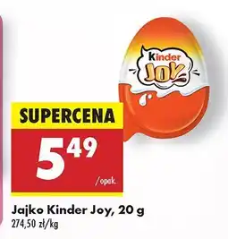 Biedronka Jajko Kinder Joy oferta