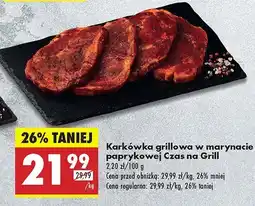 Biedronka Karkówka grillowa w marynacie paprykowej Czas na Grill oferta
