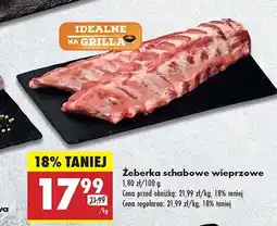 Biedronka Żeberka schabowe wieprzowe Biedronka oferta