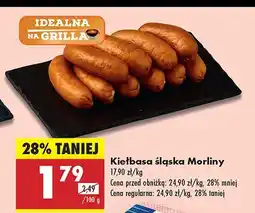 Biedronka Kiełbasa śląska Morliny oferta