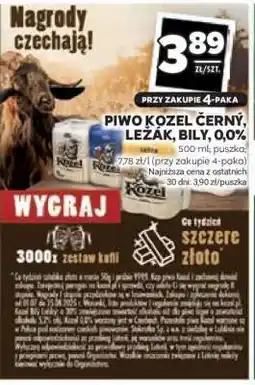 Stokrotka Market PIWO KOZEL ČERNÝ, LEŽÁK, BÍLÝ, 0,0% oferta