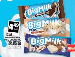 Stokrotka Market Lody Big Milk Trio Crunchy, Trio Chrup, Sandwich oferta