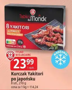 E.Leclerc Kurczak Yakitori po japońsku Tables du Monde oferta