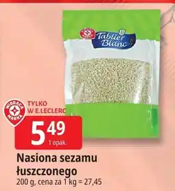 E.Leclerc Nasiona sezamu łuszczonego Leclerc oferta