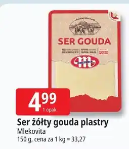 E.Leclerc Ser żółty gouda plastry Mlekovita oferta