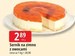 E.Leclerc Sernik na zimno z owocami Leclerc oferta