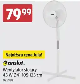 Jula Wentylator stojący 45 W Ø41 105-125 cm oferta
