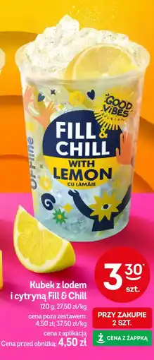 Żabka Kubek z lodem i cytryną Fill & Chill oferta